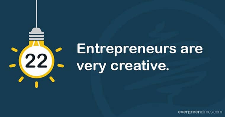 Entrepreneurs Are Creative